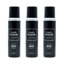 Airpure Designer Ladies Poppy Noir Body Spray 100ml - Pack of 3