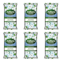 Zoflora Biodegradable Linen Fresh Multi-Surface Disinfectant Wipes 70 - Pack of 6