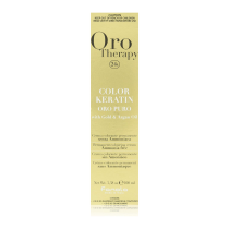 Fanola Oro Therapy Hair Color 1.0 Black with Keratin 100ml