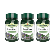 Natures Aid Passiflora Synergistic Blend Stress Relief 60 Tablets - Pack of 3