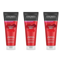 John Frieda Radiant Red Boosting Conditioner 250 ml - Pack of 3