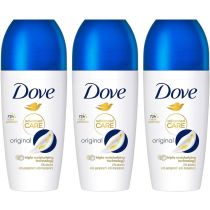Dove Advanced Care Original Anti-Perspirant Roll-On Deodorant 50ml - Pack of 3