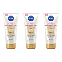 Nivea Anti-Stretch Marks & Dark Spots Body Cream 200ML - Pack of 3