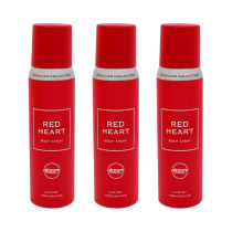 Airpure Designer Body Spray Ladies Red Heart 100ml - Pack of 3
