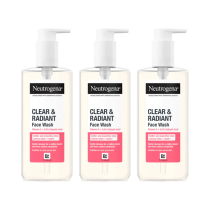 Neutrogena Clear & Radiant Vitamin C Facial Wash 200ml - Pack of 3
