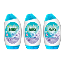 Fairy Platinum Non-Bio Silk Tree Blossom & Jasmine Gel 27 Washes - Pack of 3