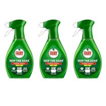 Fairy Skip The Soak Power Spray Lemon Dishwasher Cleaner 500ml x 3