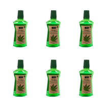 Xpel Oral Care Hemp Fresh Breath Mouthwash 500ml - Pack of 6