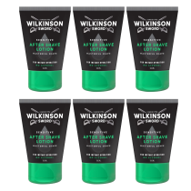 Wilkinson Sword Men’s Sensitive Aftershave Lotion 100ml - Pack of 6