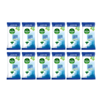 Dettol Antibacterial Surface Wipes 30 Large Wipes - Pack of 12