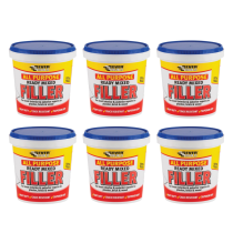 Everbuild All Purpose Ready Mixed Filler White 600g - Pack of 6