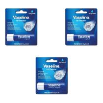 Vaseline Lip Therapy Stick Original Stick 4.8 G - Pack of 3