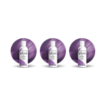 Adore Shining Semi Permanent Hair Colour Lavender 118ml - Pack of 3
