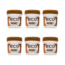 Eco Style Coconut Oil Hair Gel Hair Gel 473 ml - Pack of 6