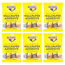 Bartoline All Purpose Adhesive  Wallpaper 10 Rolls - Pack of 6