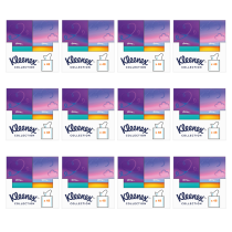 Kleenex Collection Facial Tissues Cube 48 Sheets - Pack of 12