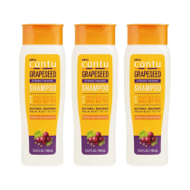 Cantu Grapeseed Strengthening Shampoo 400 ML - Pack of 3
