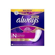 Always Expert Daily Extra Protection Normal Pantyliners 48 Count