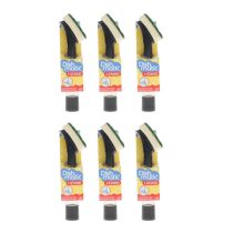 Dishmatic Sponge Fillable Handle (Assorted Colours) - Pack of 6