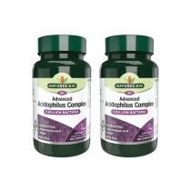 Natures Aid Advanced Acidophilus Complex Vegan 60 Capsules - Pack of 2