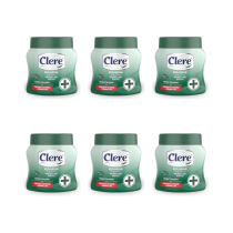 Clere Repairing Body Cream with Herbal Camphor 500ml - Pack of 6