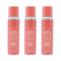 Airpure Designer Collection Ladies Bonjour Body Spray 100ml - Pack of 3