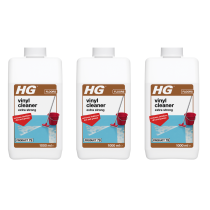 HG Extra Strong Vinyl Floor Cleaner Multi-Surface Liquid 1L - Pack of 3