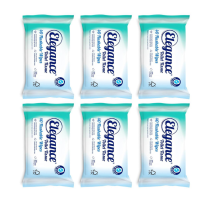 Elegance Flushable Wipes with Aloe Vera Fine to Flush pack of 40 wipes
