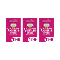 Gillette Venus Extra Smooth Snap Women’s Razor With 1 Blade Refill - Pack of 3
