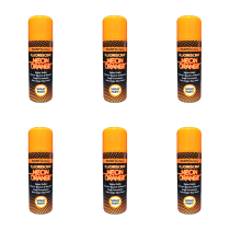 Paint Factory Neon Orange Spray Paint 200ml - Pack of 6