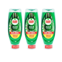 Fairy Max Power Washing Liquid Mega Pack 5× Faster Cleaning 730ml - Pack of 3