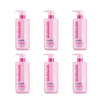 Gudlox Gloss Glycolic Acid Sulphate-Free Shampoo 400ml - Pack of 6