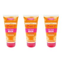 Beauty Formulas Brightening Vitamin C Daily Facial Wash 150 ML - Pack of 3