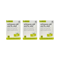HerbalStore Echinacea Cold and Flu Relief 30 Tablets - Pack of 3