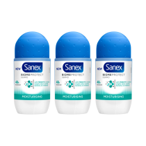 Sanex Biome Protect Dermo Moisturising Roll‑On Deodorant 50ml - Pack of 3