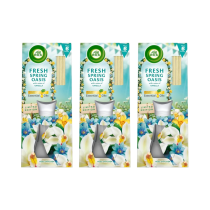 Air Wick Fresh Spring Oasis Essential Oils Reeds Diffuser 42ml - Pack of 3