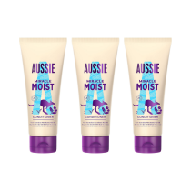 Aussie Miracle Moist Conditioner Dry Brittle Hair 200ml - Pack of 3