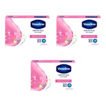 Vaseline Healthy Bright Vitamin B3 Plus Bar Soap 75 G - Pack of 3