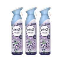 Febreze Air Mist Lavender air freshener odour remover 185ml non-flammable spray
