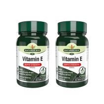 Natures Aid Vitamin E 1000IU Super Strength 30 Softgels - Pack of 2