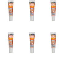Everbuild General Purpose Silicone Sealant Clear 80ml - Pack of 6
