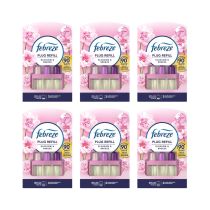 Febreze Air Freshener 3Volution Plug Refill Blossom & Breeze 20ml - Pack of 6