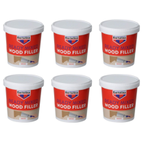 Bartoline Ready Mixed Wood Filler Brown 1kg - Pack of 6