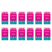 Carefree Cotton Pantyliners Fresh Scent 20 Pack - Pack of 12