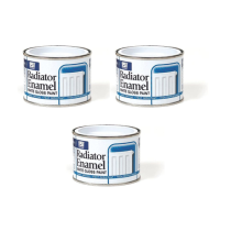 151 Coatings Radiator Enamel White Gloss Paint 180ML - Pack of 3