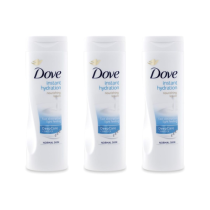 Dove Instant Hydration Nourishing Lotion For Normal Skin 250ml - Pack of 3