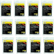 151 General Purpose 2 Polythene Dust Sheets 3.6m x 2.7m - Pack of 12