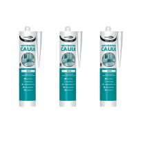 Bond It Caulk-Mate White Decorators Sealant Caulk 310ml - Pack of 3