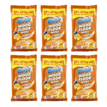 Duzzit Wood Floor Wipes Fresh Lemon 24 Wipes - Pack of 6