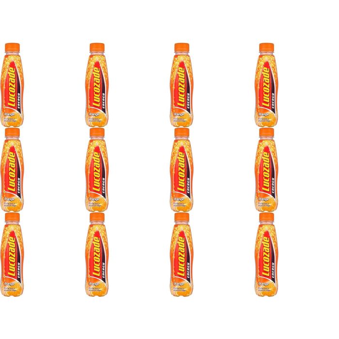 Lucozade Energy Drink Orange 380ml - Pack of 12